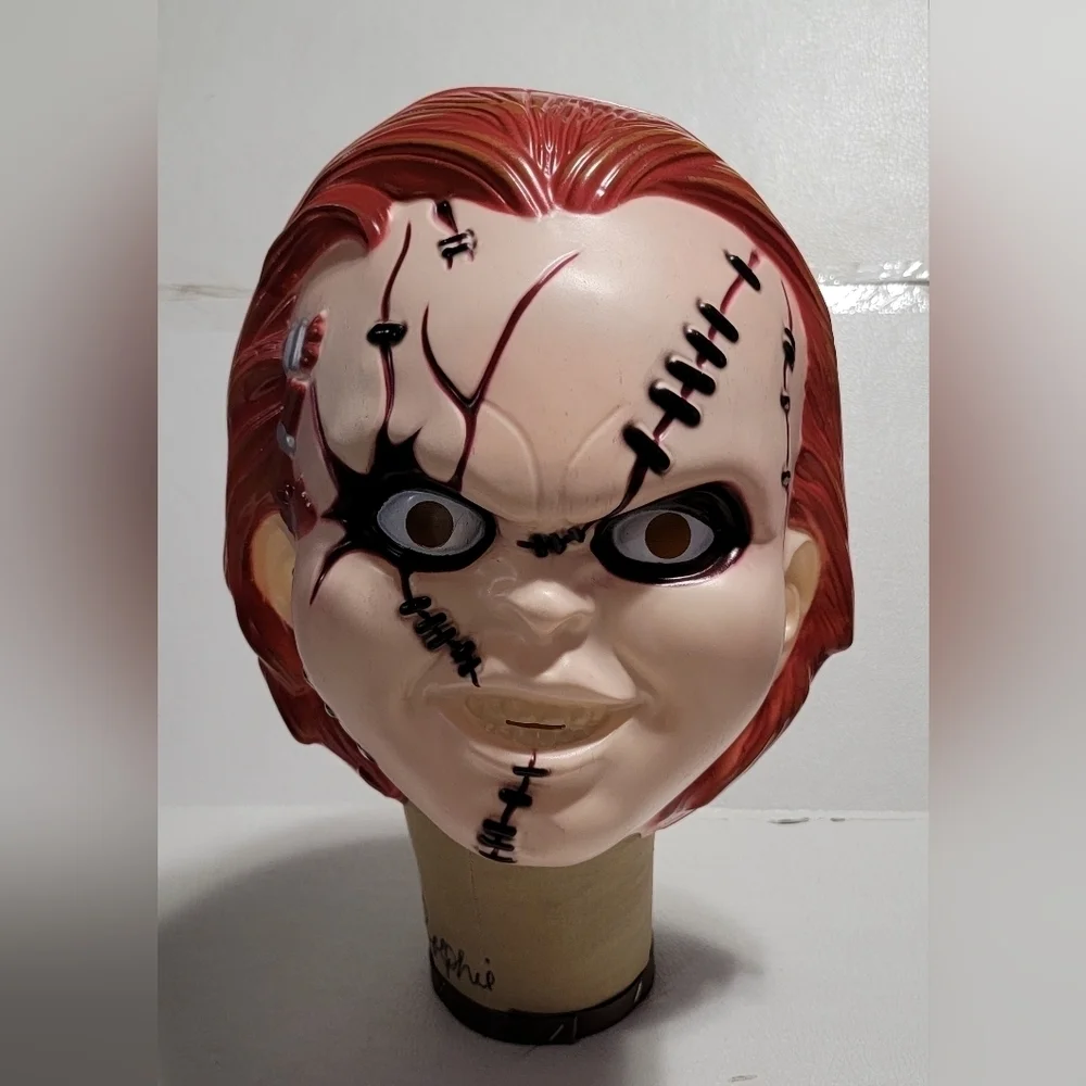 Chucky Childs Play Good Guy Costume Halloween Cosplay Adjustable Mask w/…